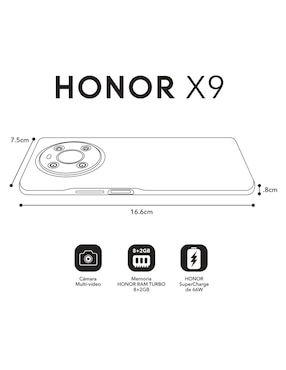 Honor X9 LCD 6.8 pulgadas