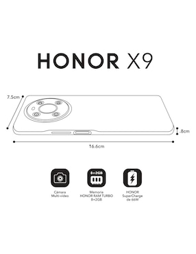 Honor X9 LCD 6.8 pulgadas