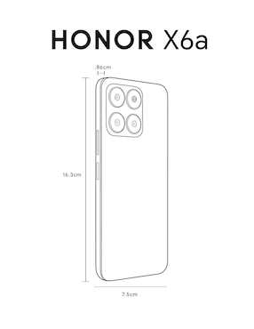 Honor X6A AMOLED 6.5 pulgadas