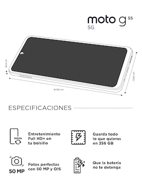 Motorola Moto G55 5G LCD / TFT 6.5 pulgadas Telcel
