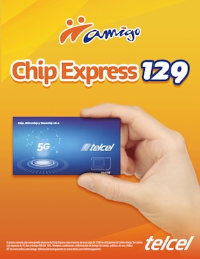 Sim Operador Telcel Chip Express 129