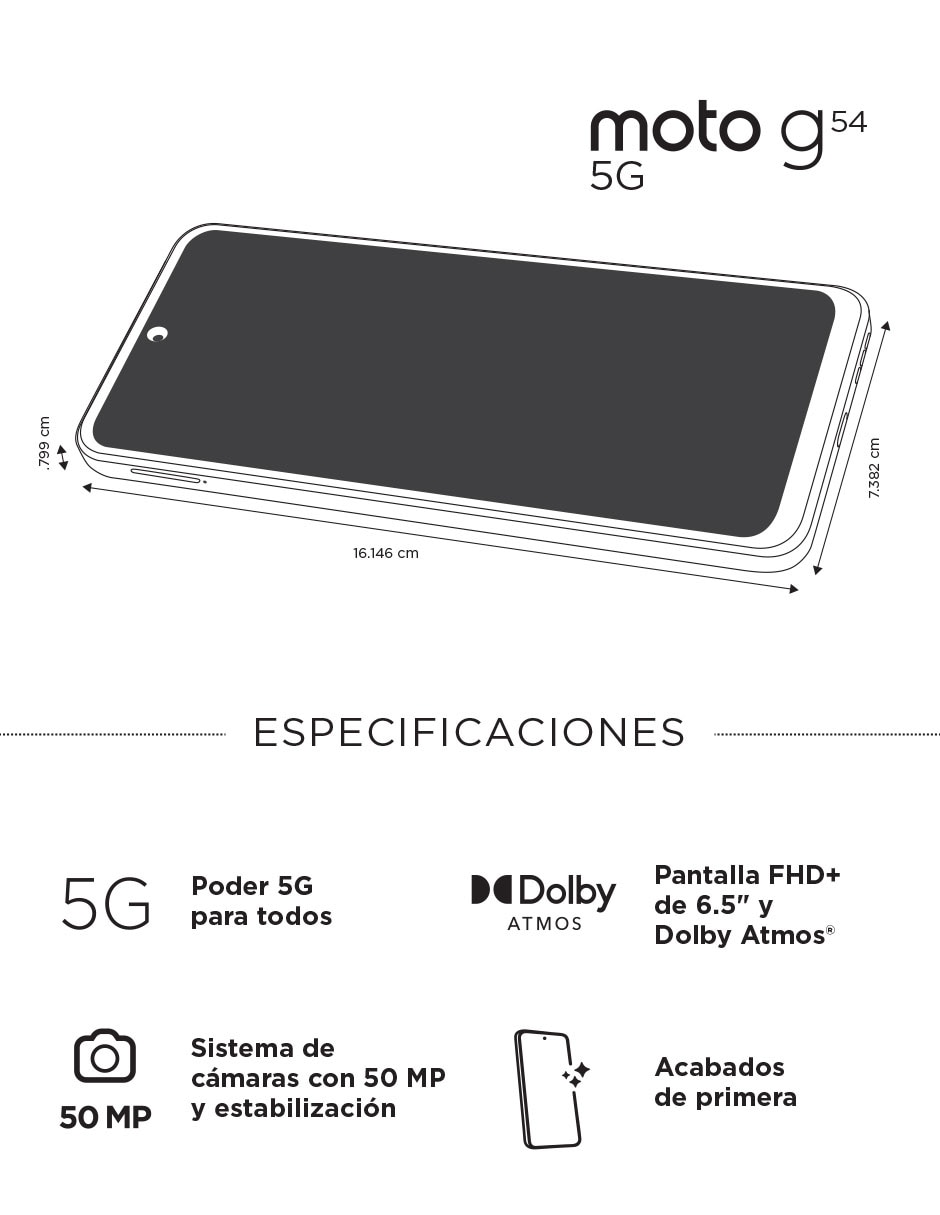 Nuevo Motorola Moto G54: características, precio y ficha técnica