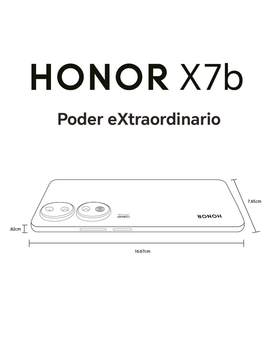 X7B AMOLED 6.8 pulgadas