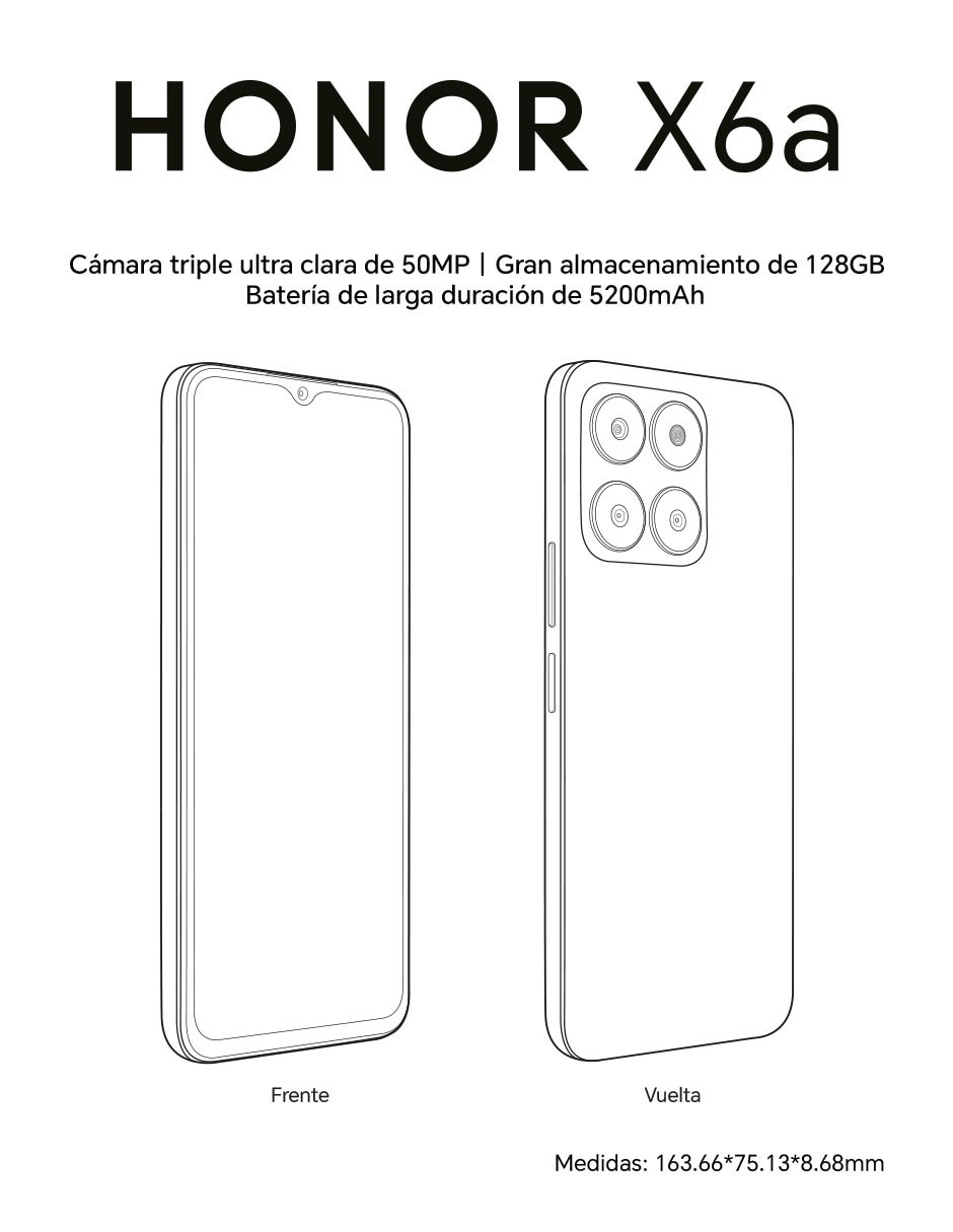 X6A TFT 6.5 pulgadas AT&T 15
