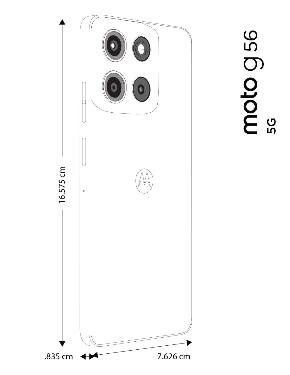 Motorola Moto G56 5G LCD IPS 6.7 pulgadas Telcel