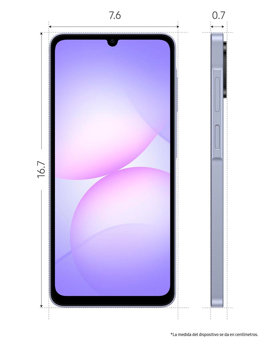 Samsung Galaxy A07 LCD 6.7 pulgadas 6