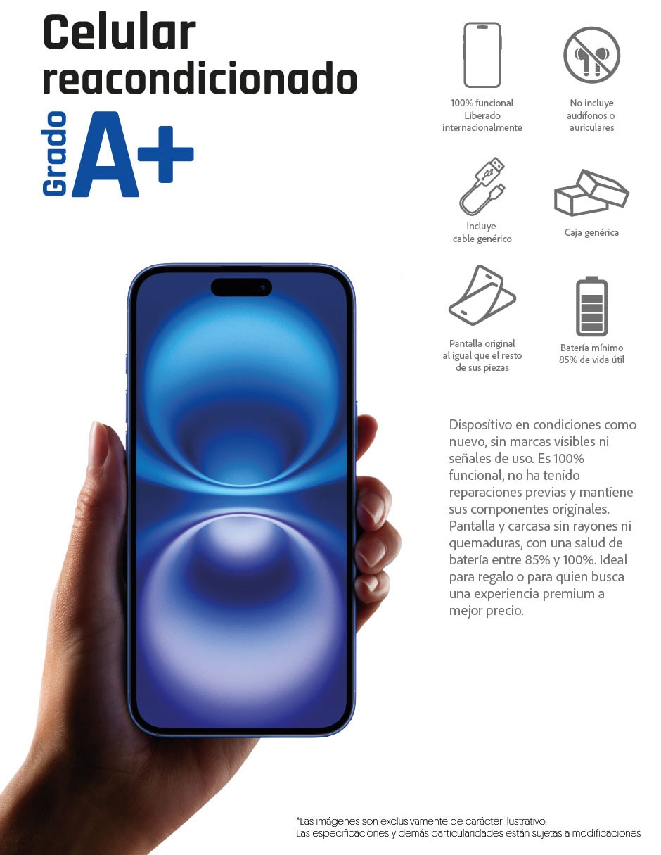 Apple iPhone 15 Pro Max 6.7 pulgadas OLED Reacondicionado