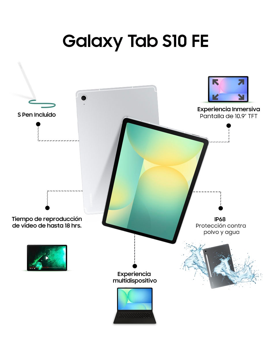 TABLET SAMSUNG GALAXY TAB S1, PLATEADO