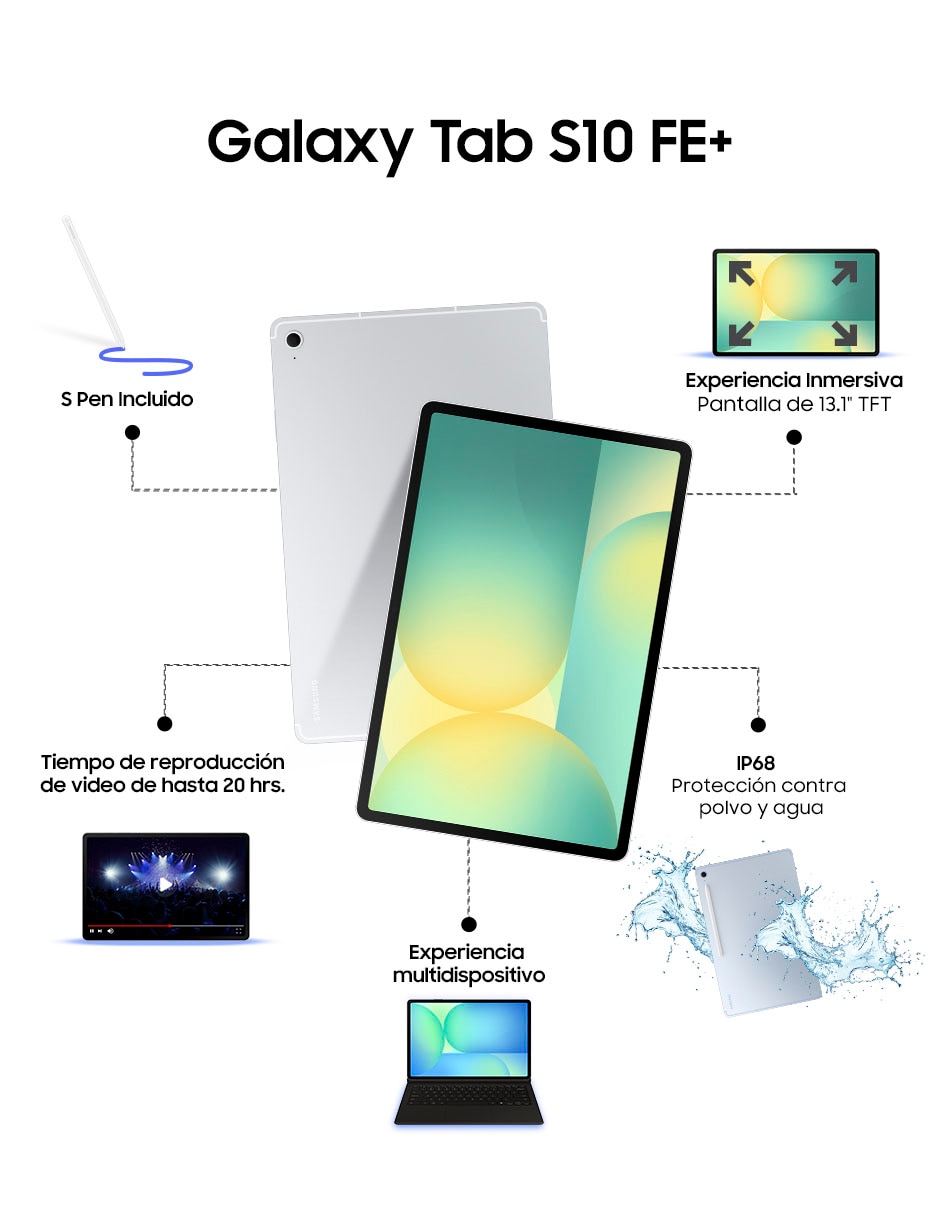 TABLET SAMSUNG GALAXY TAB S1, PLATEADO